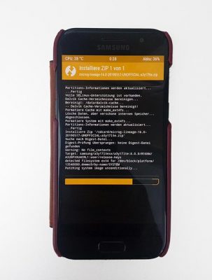 Beispiel Installieren einer Custom Rom